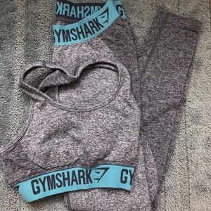 Gymshark Flex Set in Charcoal/Teal
